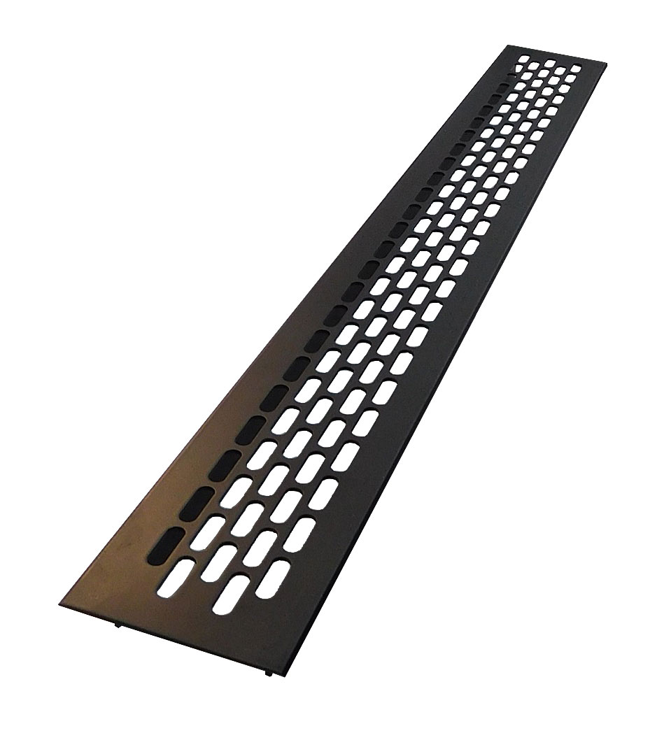 Решетка вентиляционн. 484х60мм Черные (SETE) Рейс-Рус