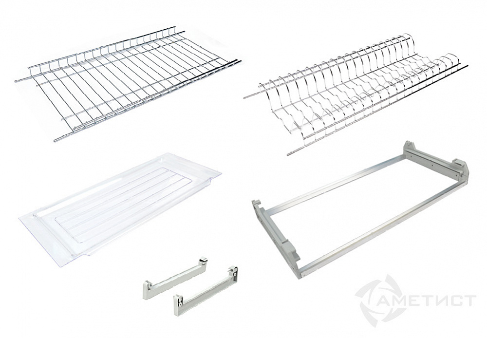 Сушка-600 хром АМЕТИСТ SIENA AF21600kit ( 1 поддон)