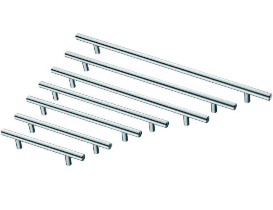 Ручка (рейлинг) хром Д=10 256мм Домплит