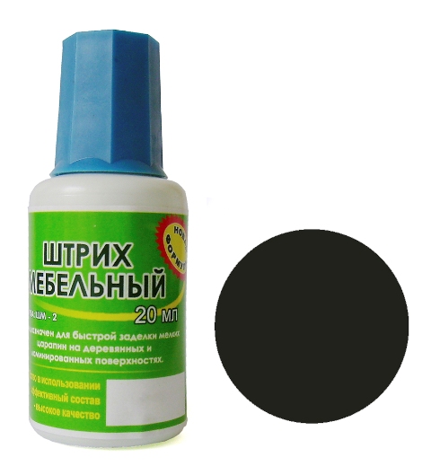 Штрих мебельный венге темный