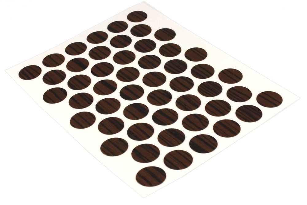 Заглушка самокл. Д=14 (Венге) (50 шт) арт. 7104