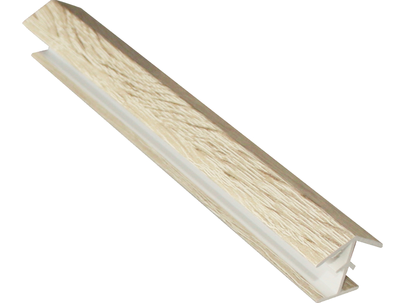 Угловой элемент цоколя 135 гр Н 100 ДУБ СОНОМА (Россия)