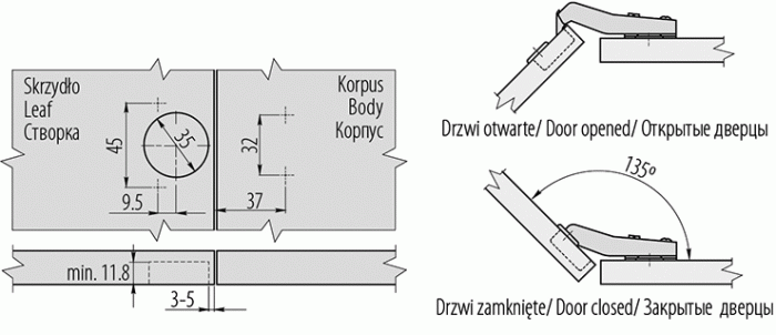 Петля *GTV 45 гр 
