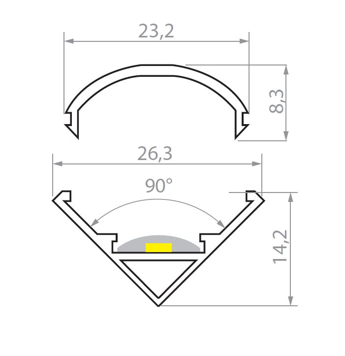Заглушка для 306 светильника комплект(2шт)