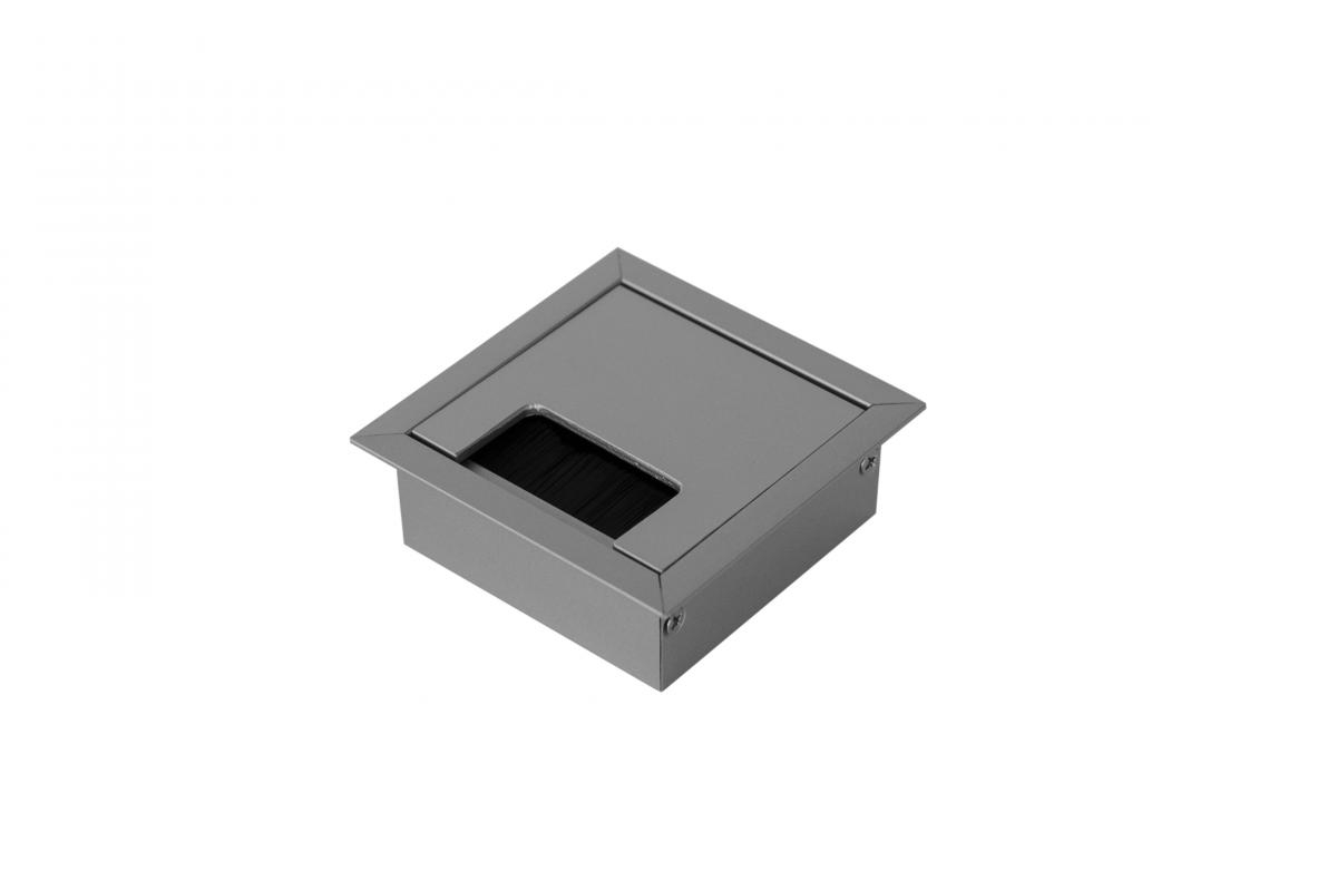 *Пропуск для кабеля SETE Мат. Хром 80х80 mm