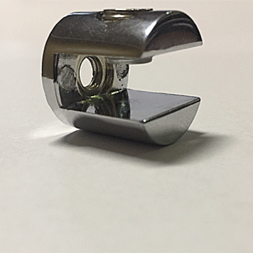 Полкодержатель GC 006 (под шуруп) хром 7мм П