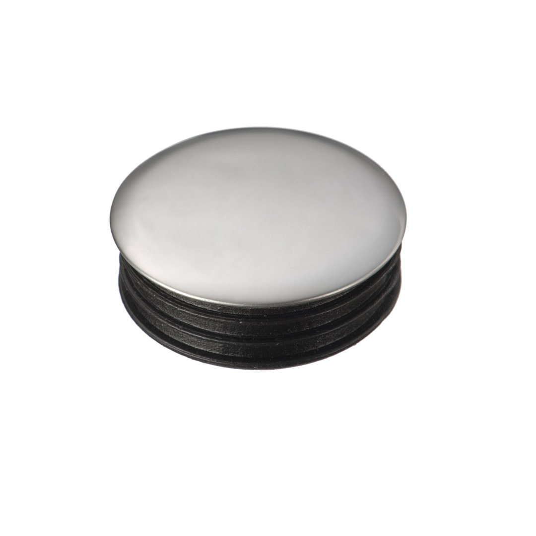 Заглушка с пластиком Д=50 хром (STK 110)