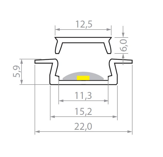Заглушка для 301 светильника комплект(2шт)