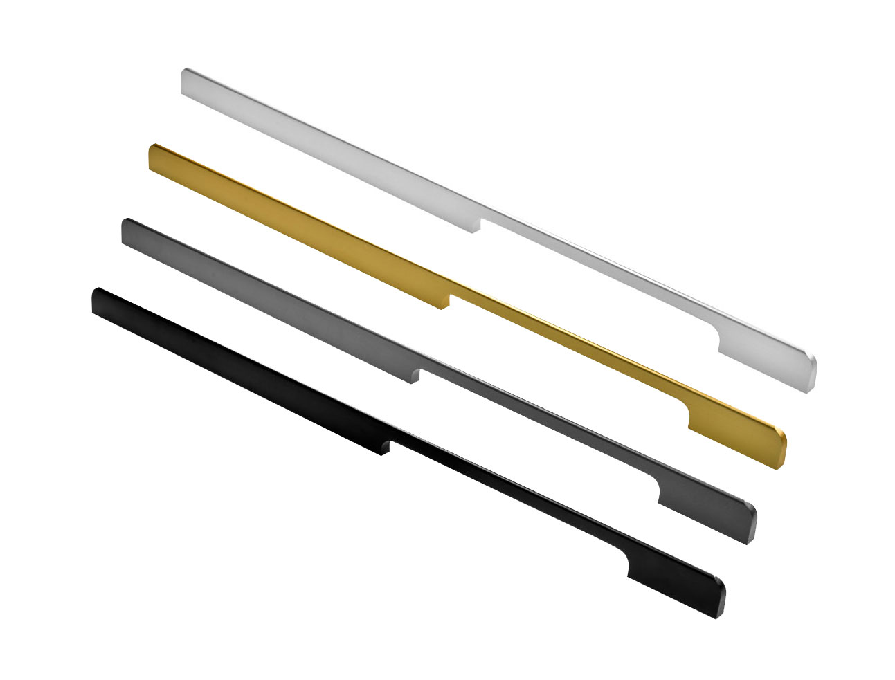 Ручка JET НАКЛАДНАЯ L 1000 ГРАФИТ R611A.1000 GFQ