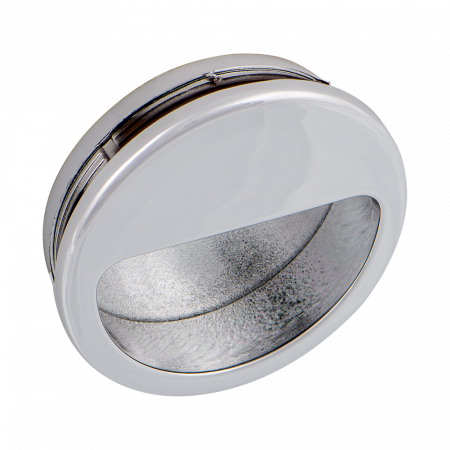 Ручка "Ракушка" (Д=50)мм серебро матовое