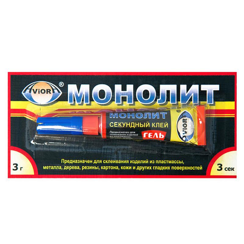 СуперКлей МОНОЛИТ 3 гр. (12 шт)