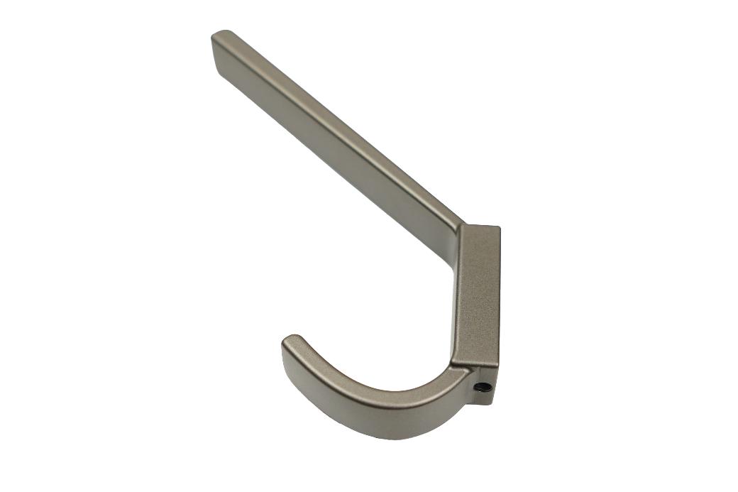 Крючок JET 236 Двухрожковый Латте Грей С236Z.001LG																												