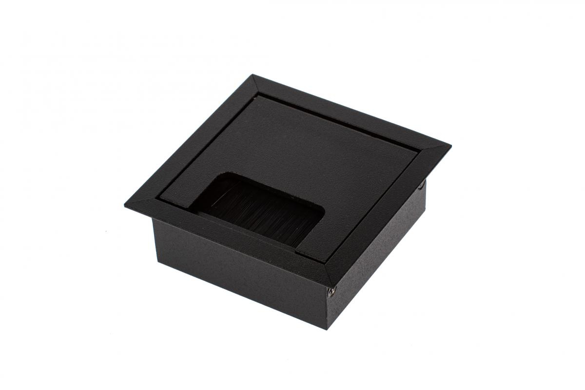 *Пропуск для кабеля SETE Черный 80х80 mm