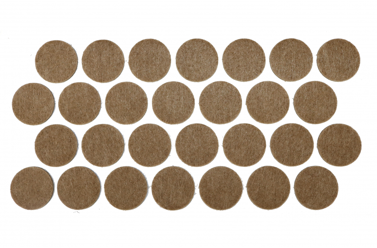 Подпятник войлочный d20 мм Бежевый (20шт)