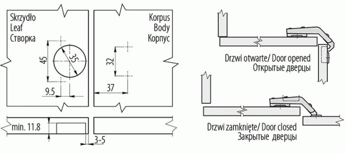 Петля *GTV 135 гр