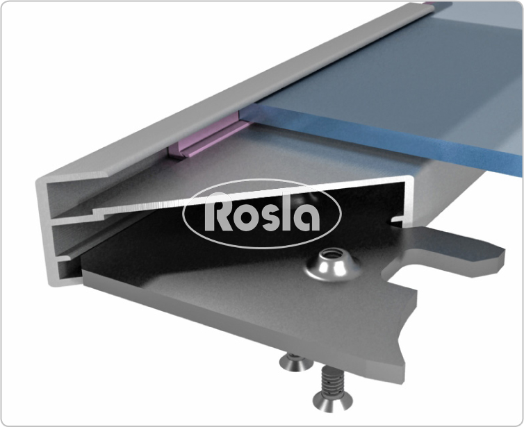 Профиль F1-33 черный (д/стекла)