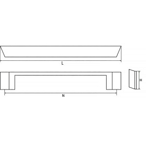 Ручка (Л-С) 4002-128 GR графит 