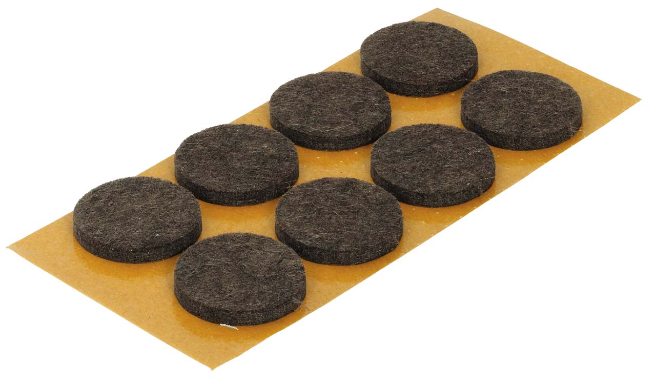 Подпятник войлочный d20 мм Темно-серый (32шт)